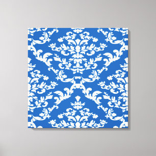 Toile Denim Blue Bold Damask @ Emporiomoffa