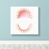 Toile dentition décidue (dents de bébé) (Insitu (Plancher de Bois))