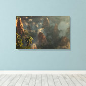 Toile Dents de dragon (Triptyque) (Insitu (Plancher de Bois))