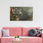 Toile Dents de dragon (Triptyque) (Insitu(Salon))