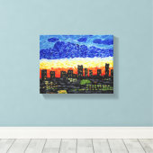 Toile Denver, Co skyline (Insitu (Plancher de Bois))