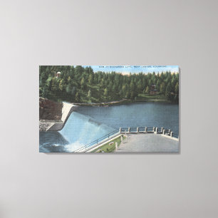 Toile Denver, le Colorado - barrage à la vue à feuilla