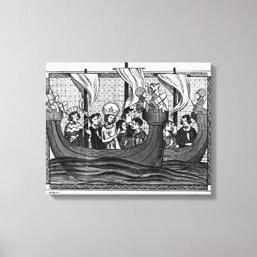 Toile Départ de Saint-Louis pour la croisade (Recto)