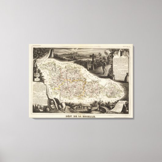 Toile Département de la Moselle (Recto)