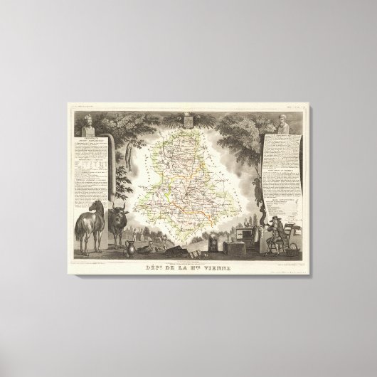 Toile Département De La Vienne (Recto)