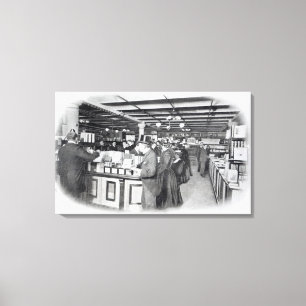 Toile Département du livre dans un magasin de l'armée et