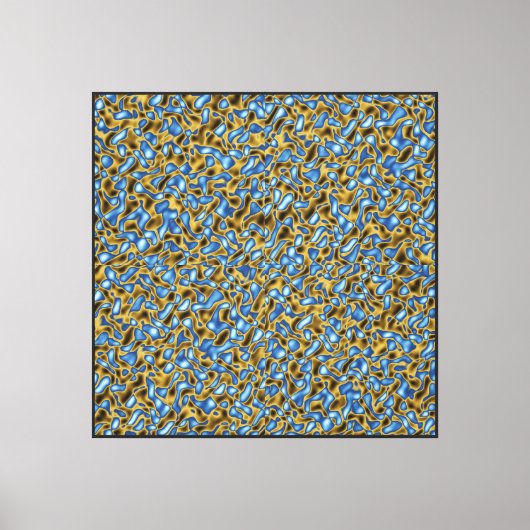 Toile Déplacement de couleurs dorées (Recto)