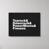 Toile Déplacements de rupture (Breakdance) (Recto)