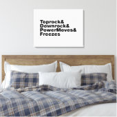 Toile Déplacements de rupture (Breakdance) (Insitu(Chambre))