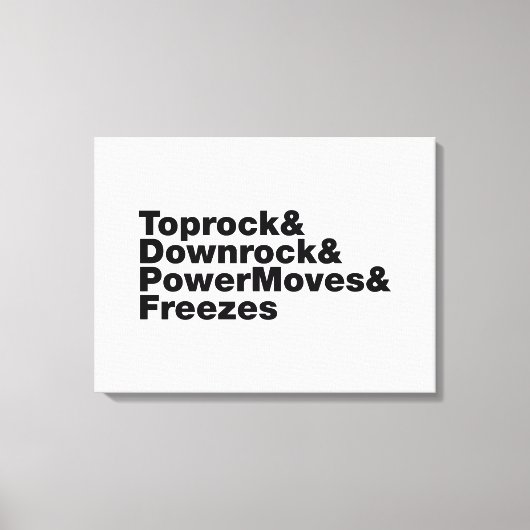 Toile Déplacements de rupture (Breakdance) (Recto)