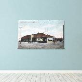 Toile Dépôt de chemin de fer du Pacifique (Insitu (Plancher de Bois))