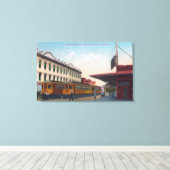 Toile Dépôt de chemin de fer électrique du Nord (Insitu (Plancher de Bois))