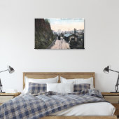 Toile Dépôt ferroviaire et Bluffs City, OU (Insitu(Chambre))