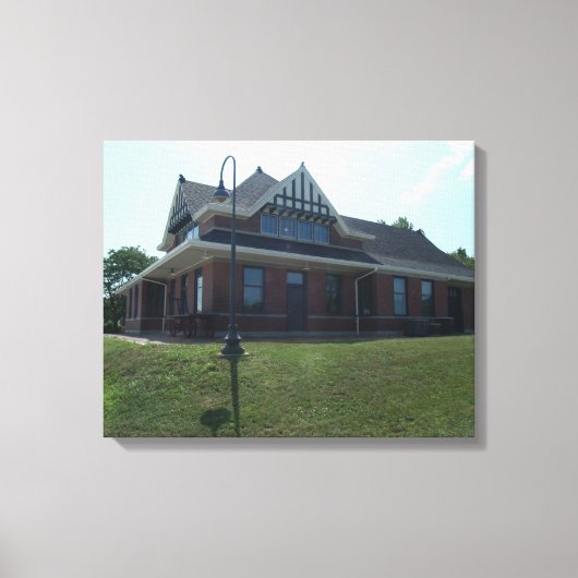 Toile Dépôt ferroviaire restauré (Recto)