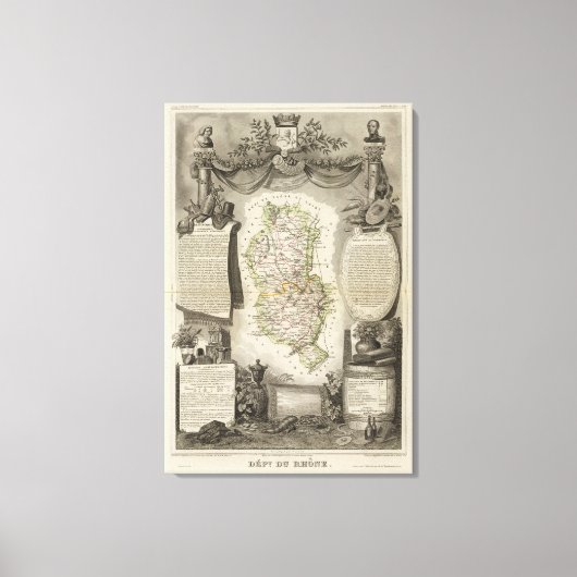 Toile Dept Du Rhone (Recto)