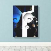 Toile Derby la nuit (Insitu (Plancher de Bois))