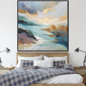 Toile Dérive des marées dorées (Insitu(Chambre))