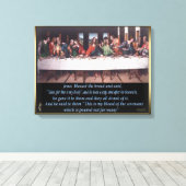 Toile Dernier drap de Jésus (Insitu (Plancher de Bois))