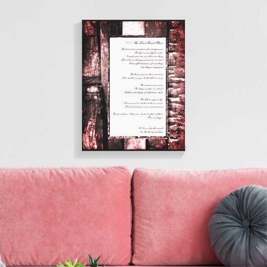 Toile Dernier endroit calme (Insitu(Salon))