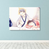 Toile Dernière Cène, Christ et Saint Jean (Insitu (Plancher de Bois))
