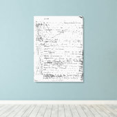 Toile Dernière page de A la Recherche du Temps Perdu (Insitu (Plancher de Bois))