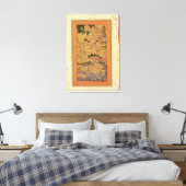 Toile Des chasseurs capturent des éléphants, de la grand (Insitu(Chambre))