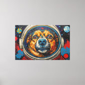 TOILE DES CHIENS DANS L'ESPACE (Recto)