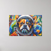 TOILE DES CHIENS DANS L'ESPACE-12 (Recto)