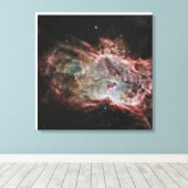 Toile Des Clusters Étoiles Au Centre De La Nebula De Fla (Insitu (Plancher de Bois))