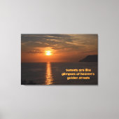 Toile Des couchers de soleil comme des aperçus des rues  (Recto)