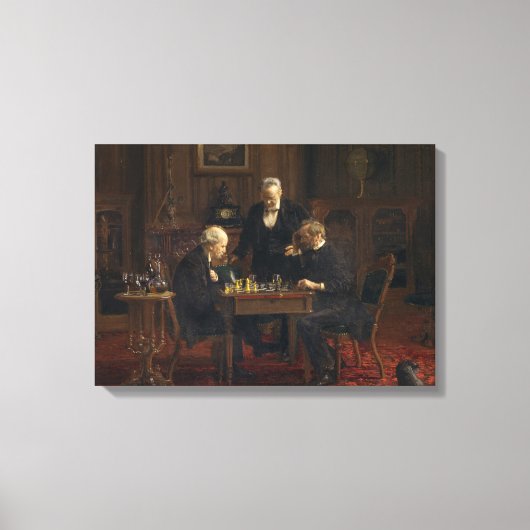 Toile Des gentillesses jouent à un jeu d'échecs (Thomas (Recto)
