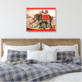 Toile Des Hommes Accompagnent Un Acte De Cirque Avec Un (Insitu(Chambre))