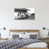 Toile Des jeunes hommes se jettent sur une mule Wagon (Insitu(Chambre))