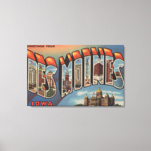 Toile Des Moines, Iowa (Immeuble Capitale)