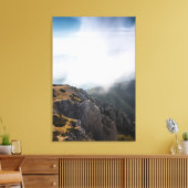 Toile Des nuages qui s'enroulent sur les montagnes (Insitu(Salon))