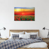 Toile Des Oiseaux De Coucher De Soleil Étonnants Sur Le  (Insitu(Chambre))