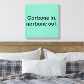 Toile Des ordures, des ordures. (Insitu(Chambre))