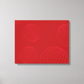 Toile Des ornements de Noël simples, modernes et fluides (Recto)