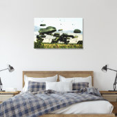 Toile Des paquets de nourriture et d'eau sont livrés par (Insitu(Chambre))