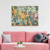 Toile Des serpents de rattrapage en Inde à l'aide de clu (Insitu(Salon))