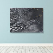 Toile Des tourbillons nuageux au-dessus des îles du Cap (Insitu (Plancher de Bois))