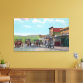 Toile Des touristes partent pour la scène de Tijuana (Insitu(Salon))