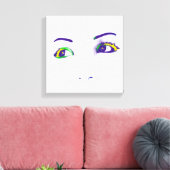 Toile Des yeux brillants (Insitu(Salon))