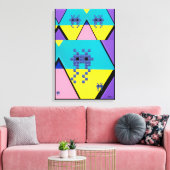 Toile Descending on a Memphis Designed Planet (Insitu(Salon))