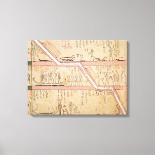Toile Descente du sarcophage dans la tombe