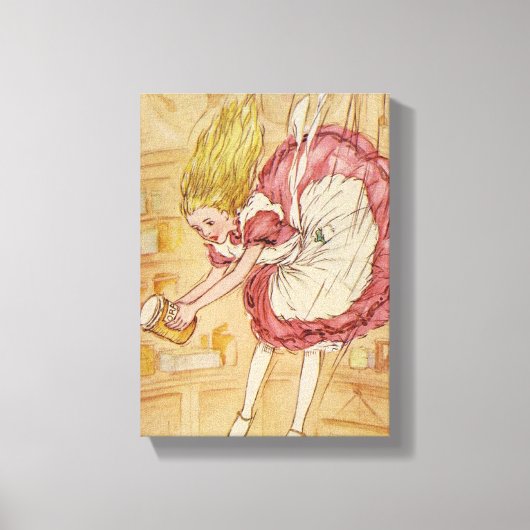 Toile Descente du trou de lapin (Recto)