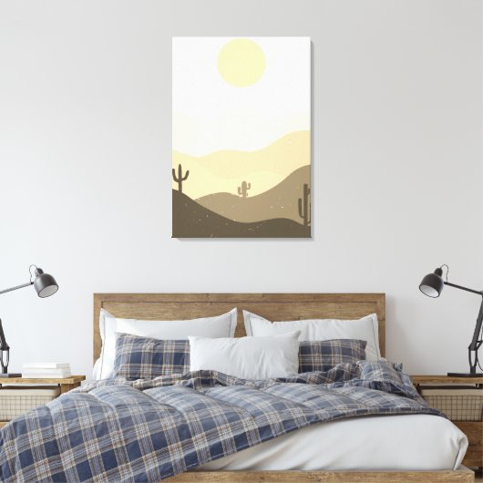 Toile Désert Abstrait moderne (Insitu(Chambre))