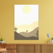 Toile Désert Abstrait moderne (Insitu(Salon))