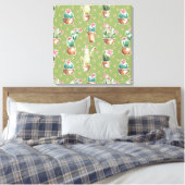 Toile Desert Bloom | Pattern vert (Insitu(Chambre))