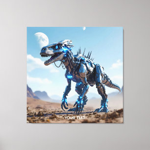 Toile Désert de Cyborg Dinosaur Imaginaire mignon